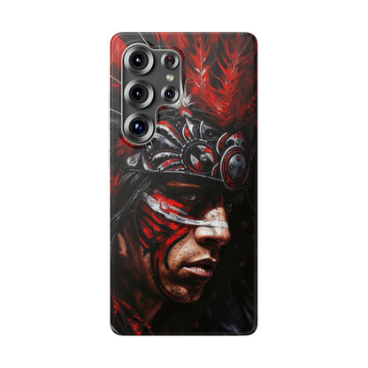 Aztec King of Kings – Flexi Phone Case (iPhone & Samsung • Clear TPU • Made in USA • Personalized Option)