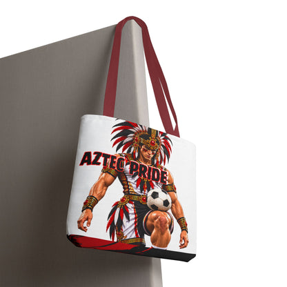 Aztec Soccer Savage Warrior Tote Bag