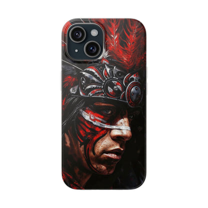 Aztec King of Kings – Flexi Phone Case (iPhone & Samsung • Clear TPU • Made in USA • Personalized Option)