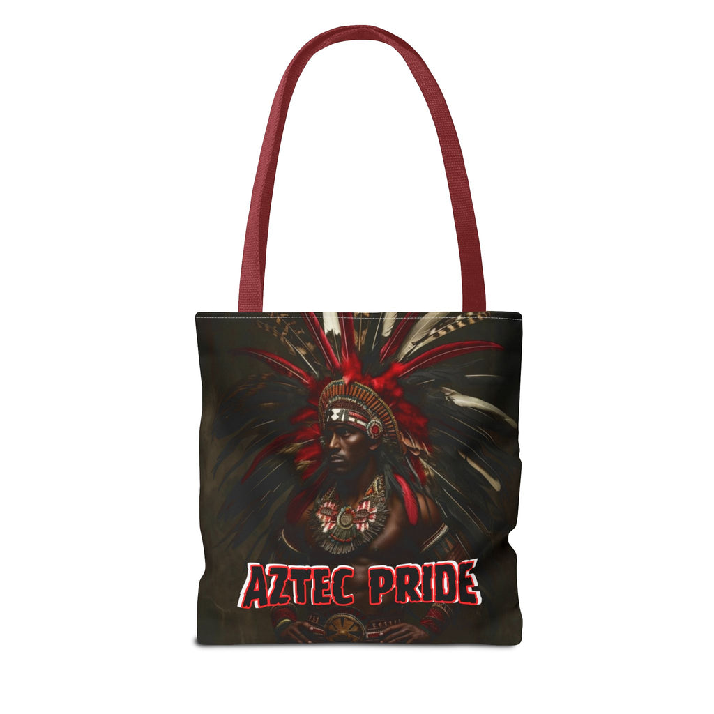 Aztec Panther Warrior Tote Bag – Aztec-Inspired Reusable Shopping Bag | GringoArte