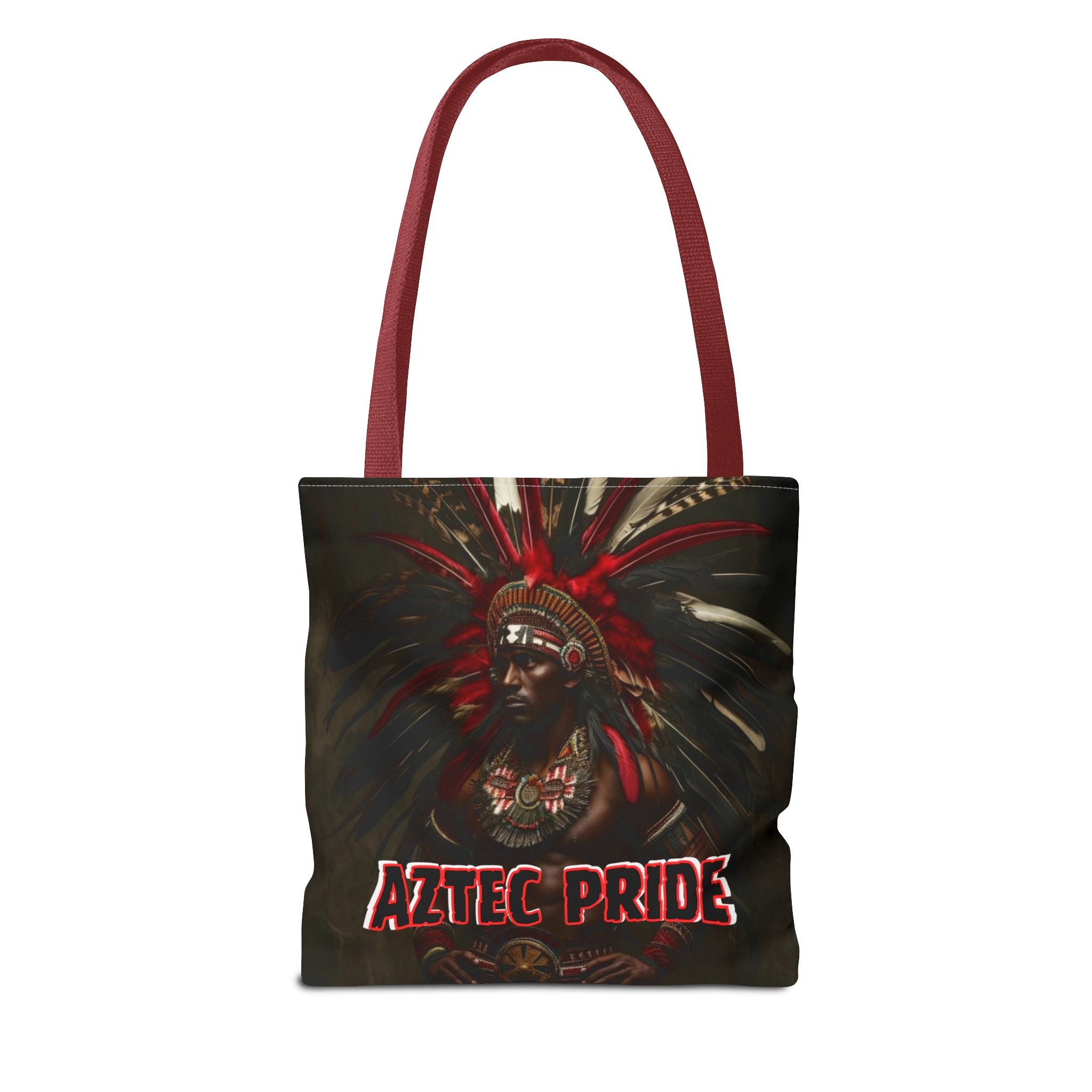 Aztec Panther Warrior Tote Bag – Aztec-Inspired Reusable Shopping Bag | GringoArte