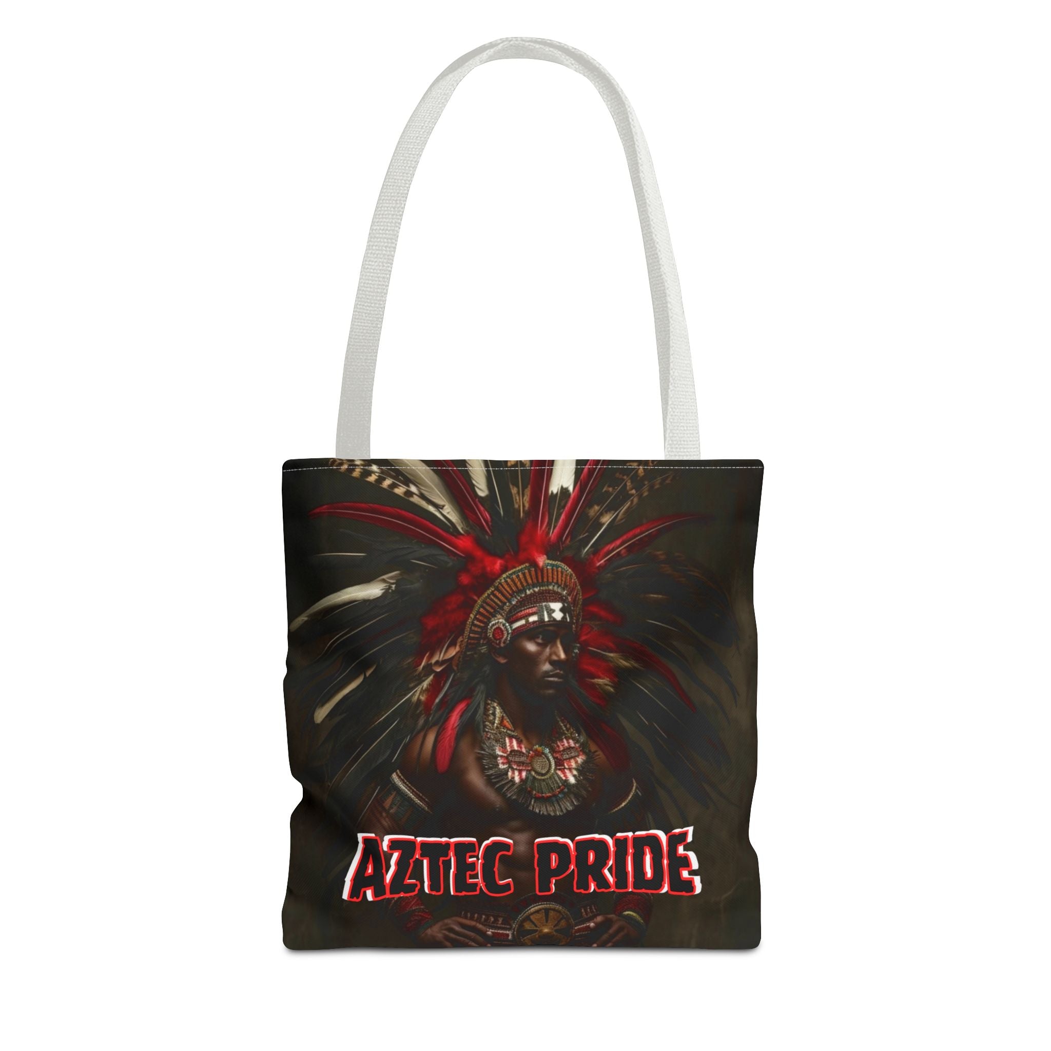 Aztec Panther Warrior Tote Bag – Aztec-Inspired Reusable Shopping Bag | GringoArte