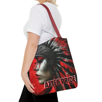 Aztec Fearless Goddess Tote Bag – Aztec-Inspired Reusable Shopping Bag | GringoArte