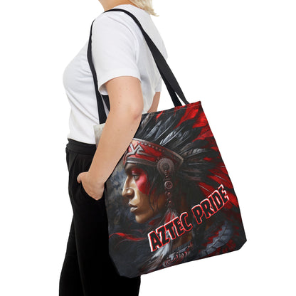 Aztec Silent Warrior Tote Bag – Aztec-Inspired Reusable Shopping Bag | GringoArte