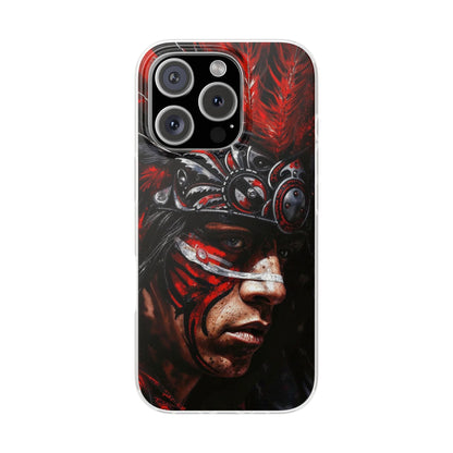 Aztec King of Kings – Flexi Phone Case (iPhone & Samsung • Clear TPU • Made in USA • Personalized Option)