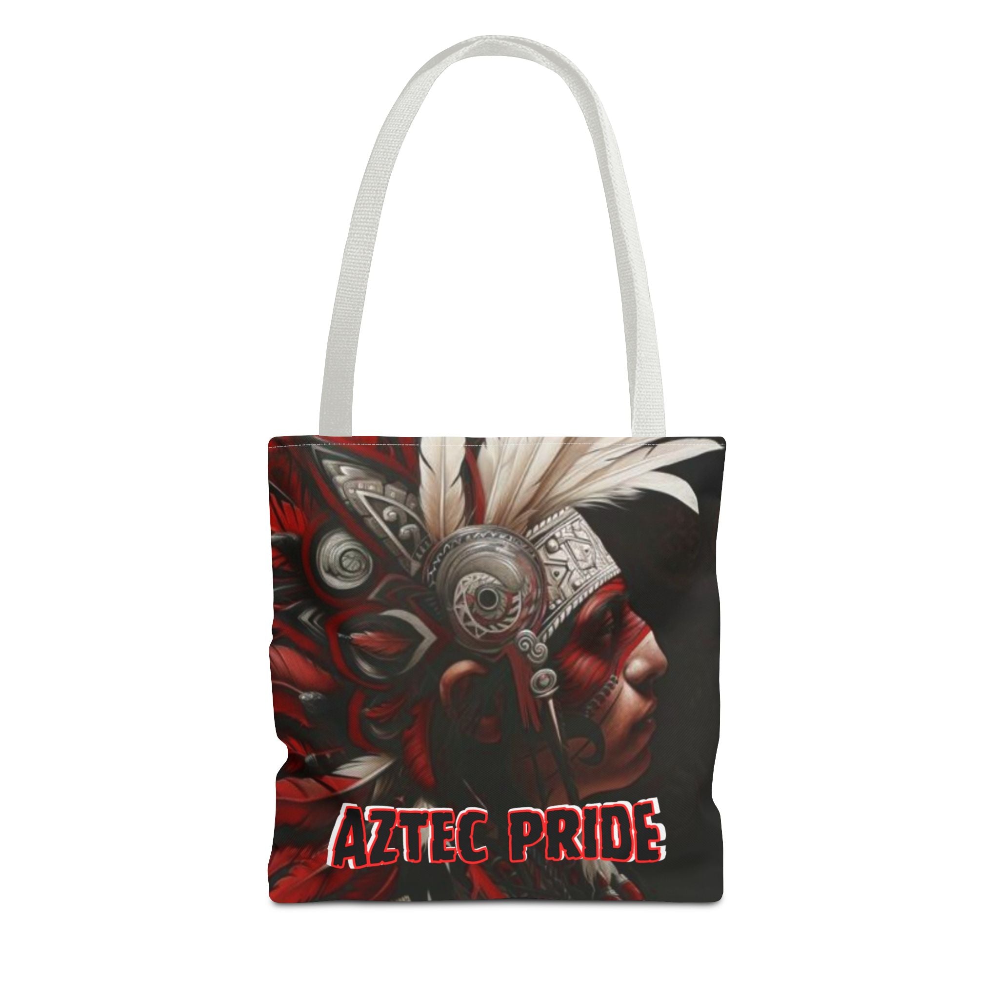 Aztec Warrior King Tote Bag – Aztec-Inspired Reusable Shopping Bag | GringoArte