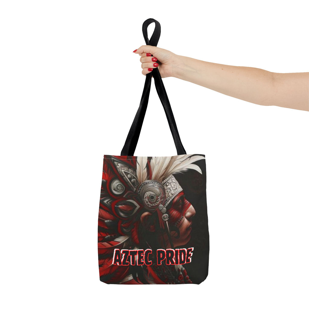 Aztec Warrior King Tote Bag – Aztec-Inspired Reusable Shopping Bag | GringoArte