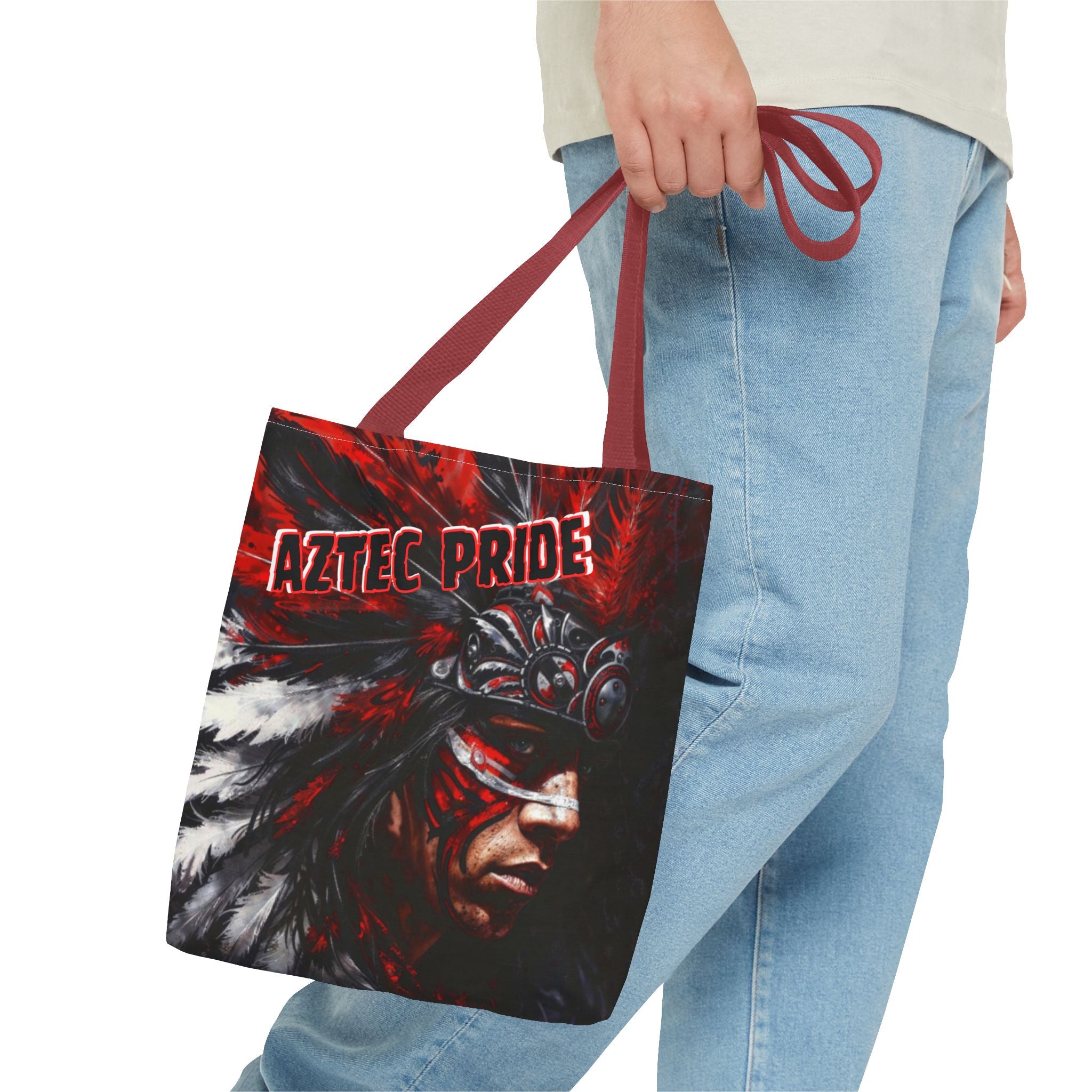 Aztec King of Kings Tote Bag – Aztec-Inspired Reusable Shopping Bag | GringoArte