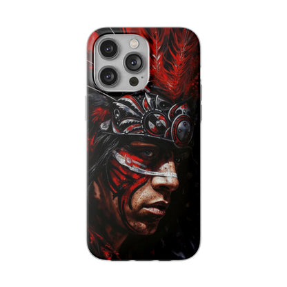 Aztec King of Kings – Flexi Phone Case (iPhone & Samsung • Clear TPU • Made in USA • Personalized Option)