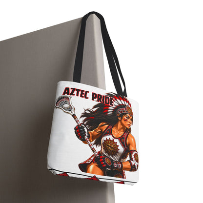 Aztec Lacrosse Female Warrior Tote Bag
