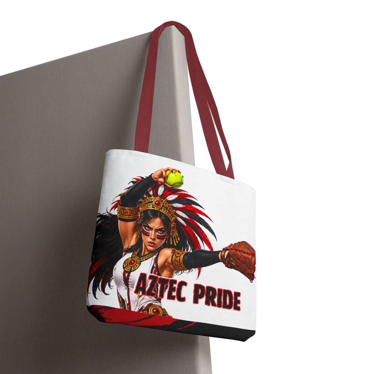Aztec Softball Savage Warrior Tote Bag