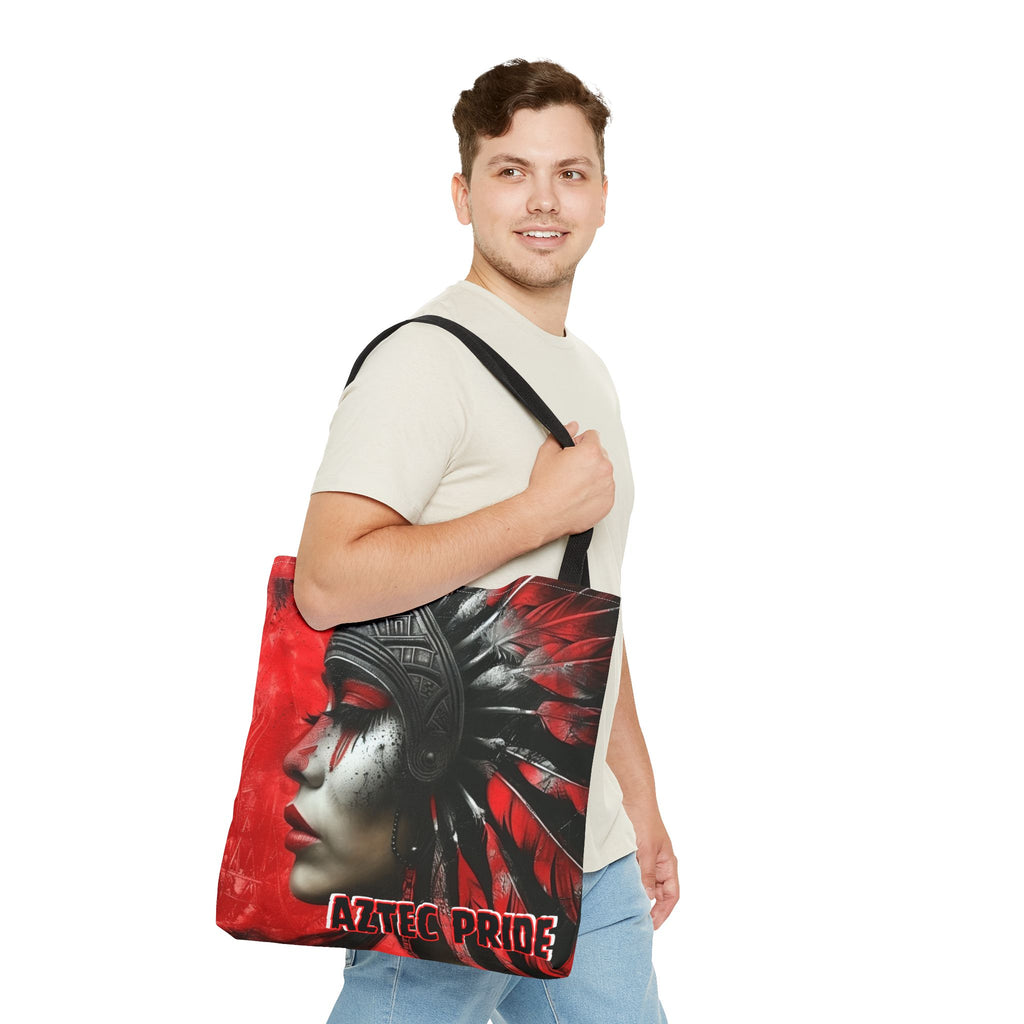 Aztec Fearless Goddess Tote Bag – Aztec-Inspired Reusable Shopping Bag | GringoArte