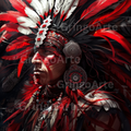 Aztec Loyal Warrior – Digital Art Print Pack