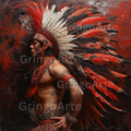 Aztec Nobel Warrior – Digital Art Print Pack