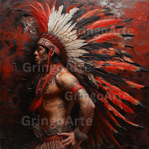 Aztec Nobel Warrior – Digital Art Print Pack